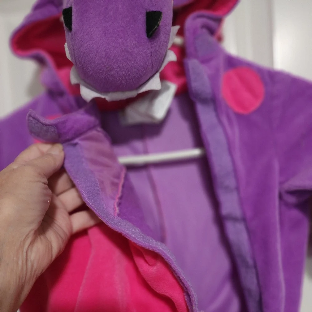 Purple and Pink Teagan The Dragon Kids Costume 18 Mo- 2T